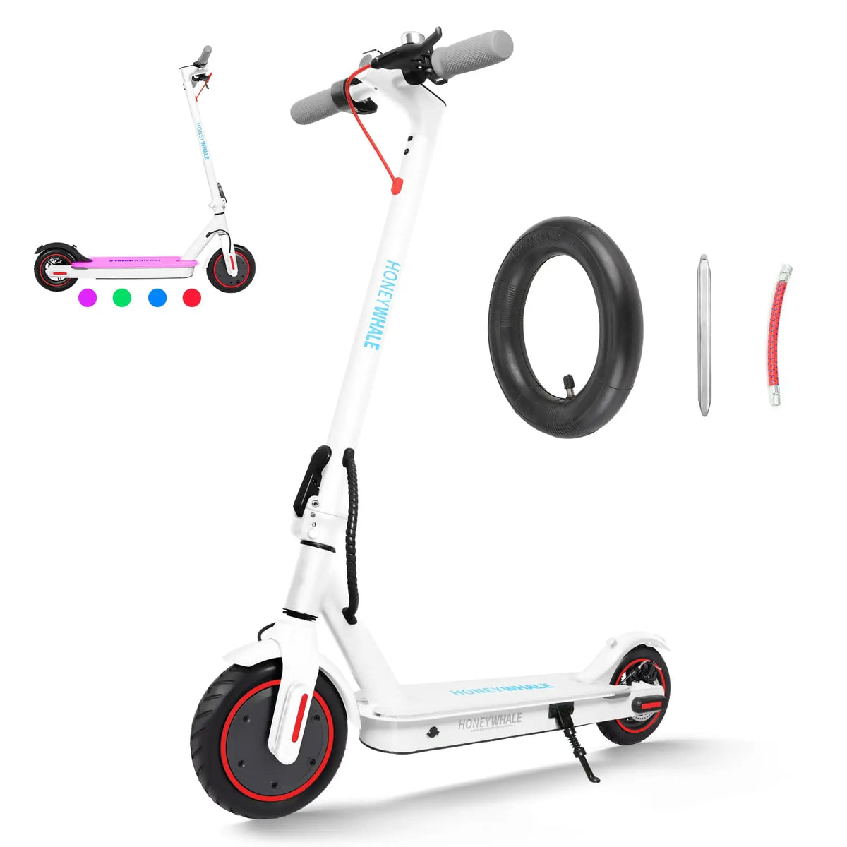 Patín Eléctrico Honey Whale S2 V2 – Blanco