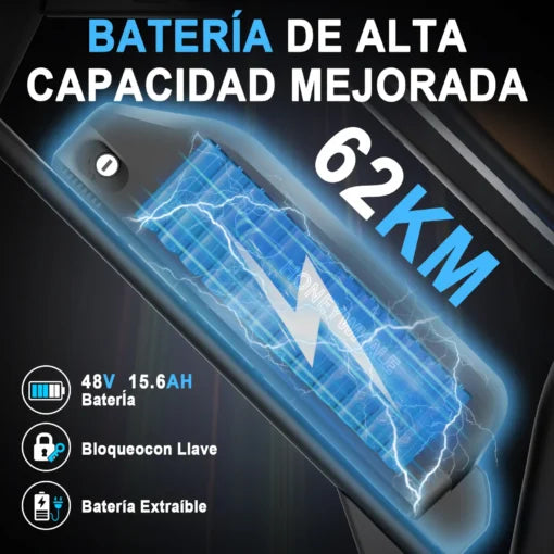 Bicicleta Eléctrica Honey Whale K6 Pro