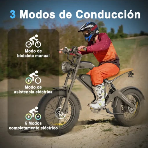 Bicicleta Eléctrica Honey Whale K6 Pro