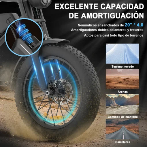 Bicicleta Eléctrica Honey Whale K6 Pro