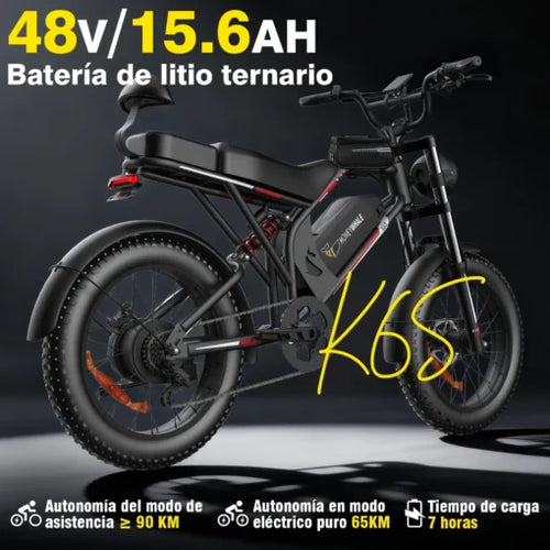 Bicicleta Eléctrica Honey Whale K6S