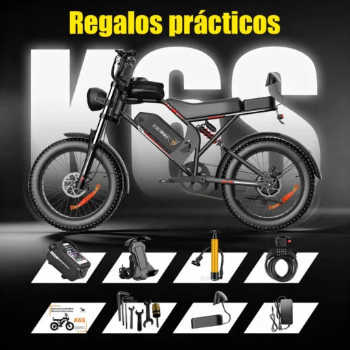 Bicicleta Eléctrica Honey Whale K6S