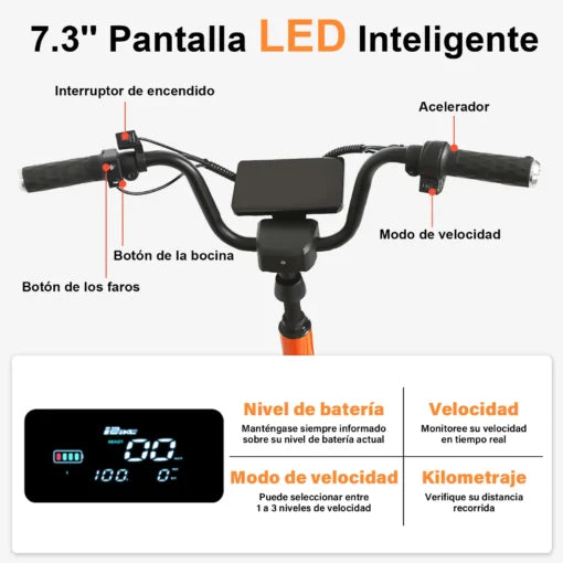 Bicicleta Eléctrica de 3 Ruedas Honey Whale S13