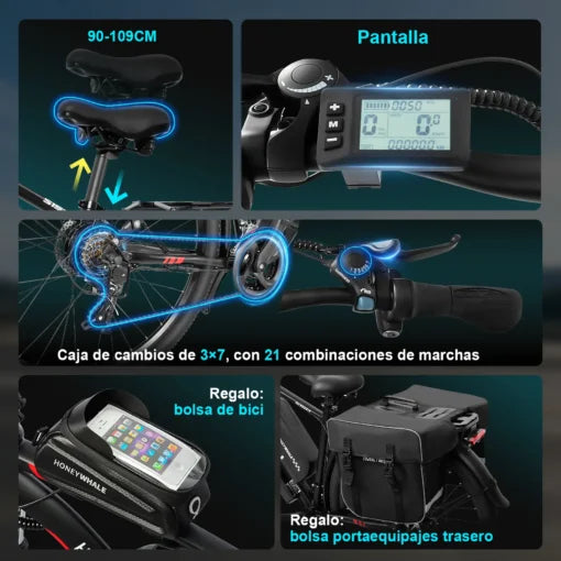 Bicicleta Eléctrica Honey Whale S150