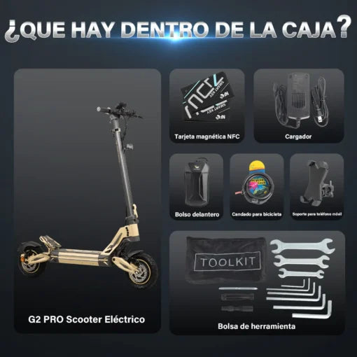 Scooter Eléctrico Honey Whale G2 Pro