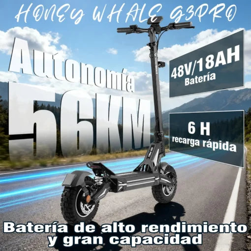 Scooter Eléctrico Honey Whale G3 Pro
