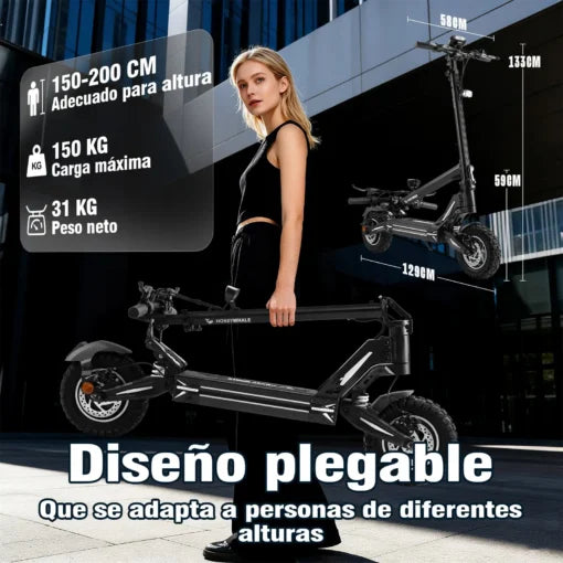 Scooter Eléctrico Honey Whale G3 Pro