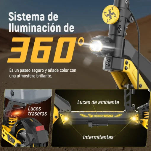 Scooter Eléctrico Honey Whale T4D