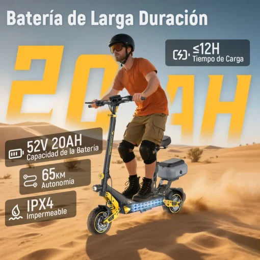 Scooter Eléctrico Honey Whale T4D