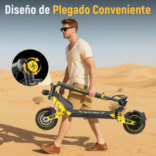 Scooter Eléctrico Honey Whale T4D