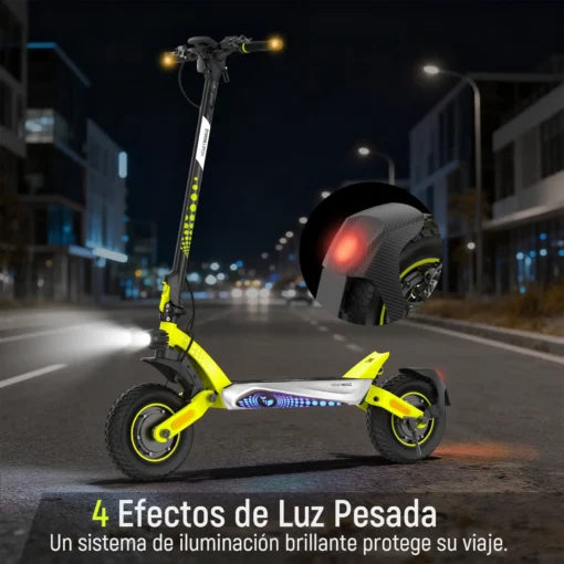 Scooter Eléctrico Honey Whale T8 MAX – Amarillo