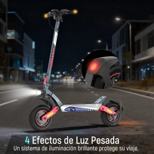 Scooter Eléctrico Honey Whale T8 MAX – Rojo