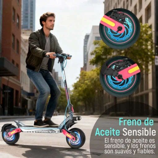 Scooter Eléctrico Honey Whale T8 MAX – Rojo